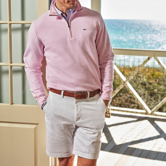 Vineyard Vines 7" Stone Khaki Breaker Shorts Waist 36 - Picture 1 of 1